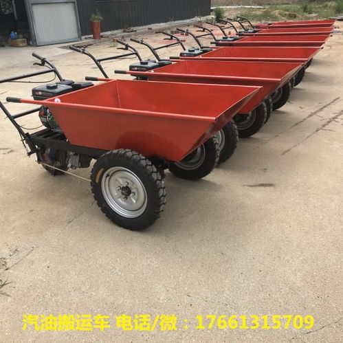 山地崎岖路段运输好帮手 汽油手推车工程车与运苗机